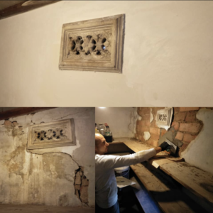 Repairs to Maids Pantry wall