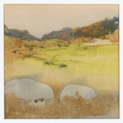 Untitled Landscape (c1910) Watercolour by Blamire Young